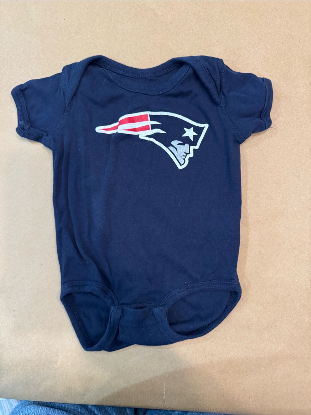 New England Patriots Navy onesie Bodysuit